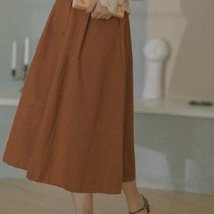 Vintage Style Orange Skirt